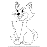 How to Draw Figaro from Pinocchio