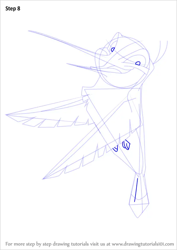 Learn How to Draw Flit from Pocahontas (Pocahontas) Step by Step