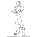 How to Draw John Smith from Pocahontas