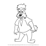 How to Draw Reflex from Pound Puppies and the Legend of Big Paw