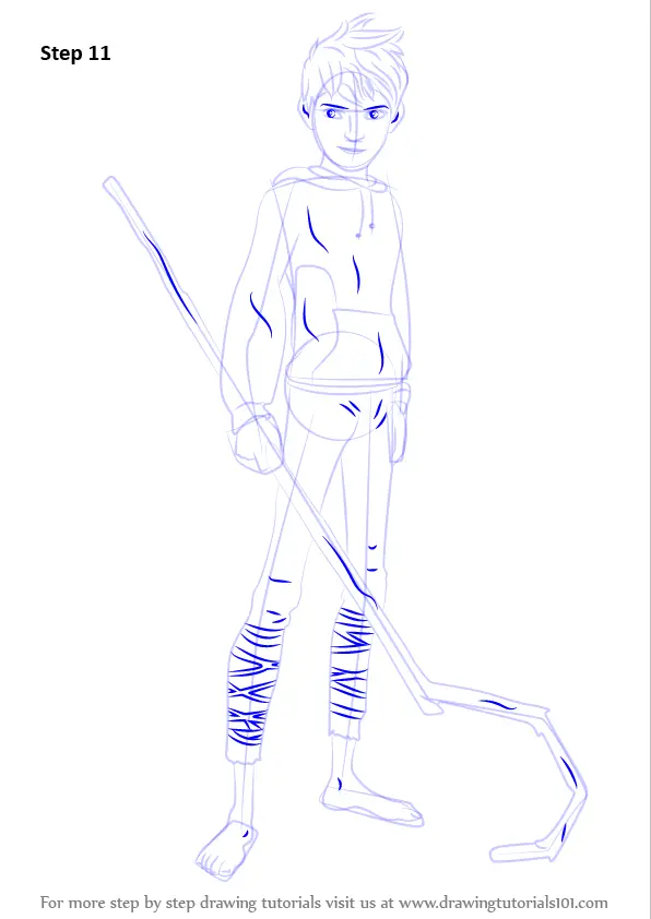 Learn How to Draw Jack Frost from Rise of the Guardians (Rise of the