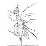 How to Draw Tooth Fairy from Rise of the Guardians