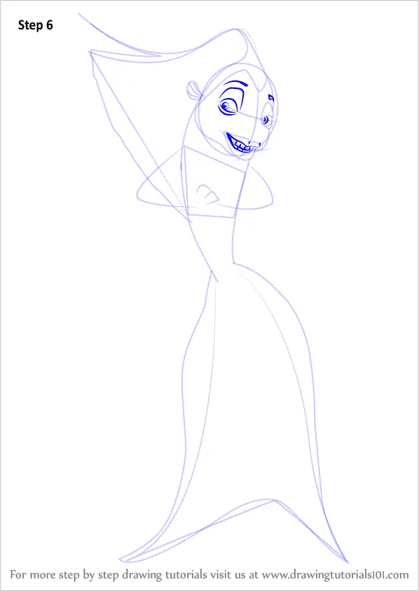 Learn How To Draw Angie From Shark Tale (shark Tale) Step By Step 