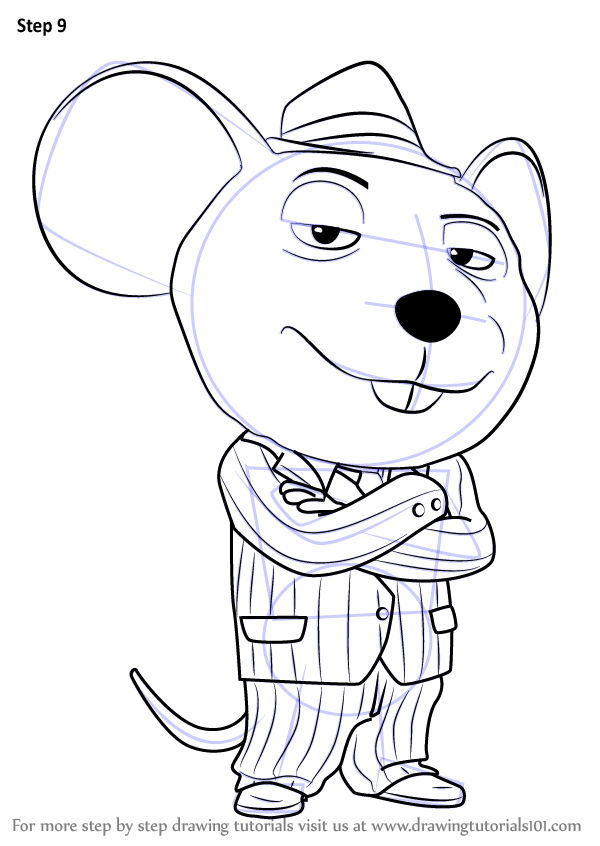 mike coloring pages for kids sing