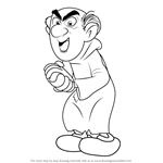 How to Draw Gargamel from Smurfs - The Lost Village
