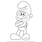 How to Draw Papa Smurf from Smurfs - The Lost Village