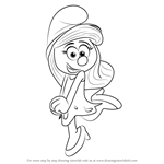 How to Draw Smurfette from Smurfs - The Lost Village