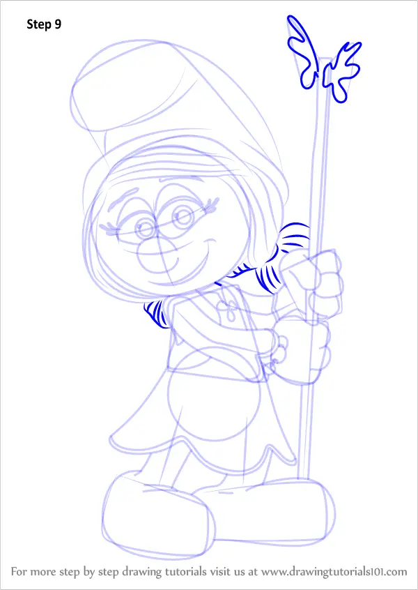 Learn How to Draw Smurfwillow from Smurfs The Lost Village (Smurfs