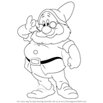 How to Draw Doc Dwarf from Snow White and the Seven Dwarfs