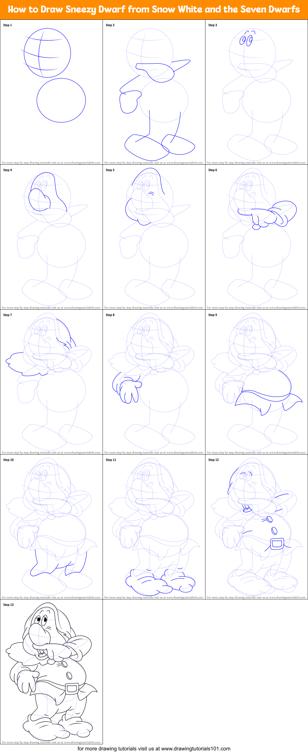 how-to-draw-sneezy-dwarf-from-snow-white-and-the-seven-dwarfs-printable