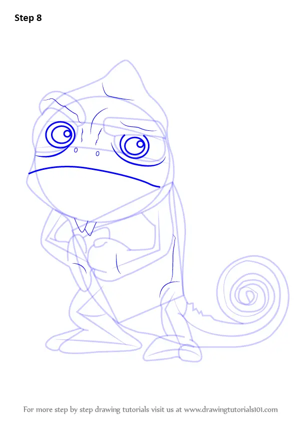 How to Draw Pascal from Tangled. 