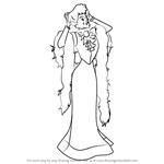 How to Draw Madame Adelaide Bonfamille from The Aristocats