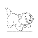 How to Draw Toulouse from The Aristocats