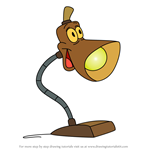 How to Draw Lampy from The Brave Little Toaster