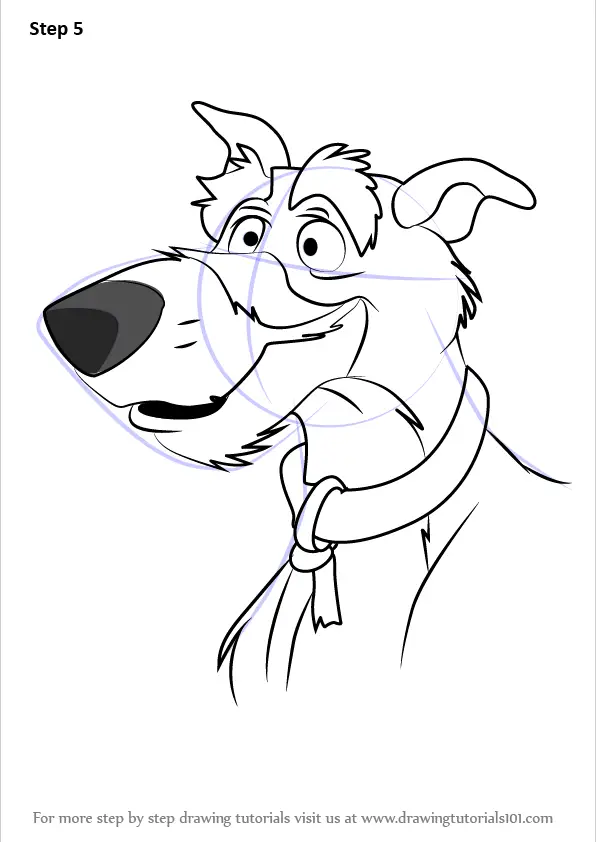 Learn How to Draw Chief from The Fox and the Hound (The Fox and the