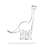 How to Draw Libby from The Good Dinosaur