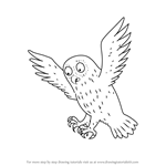 How to Draw Owl from The Gruffalo
