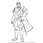 How to Draw Captain Phoebus from The Hunchback of Notre Dame