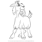 How to Draw Djali the Goat from The Hunchback of Notre Dame