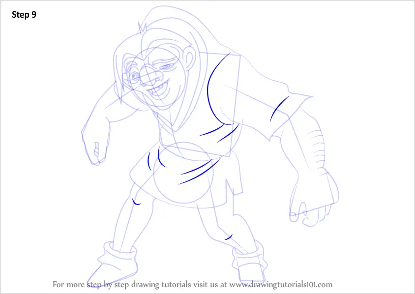 Learn How To Draw Quasimodo From The Hunchback Of Notre Dame (The ...