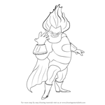 How to Draw Syndrome from The Incredibles