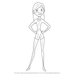 How to Draw Violet Parr from The Incredibles