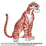How to Draw Shere Khan from The Jungle Book