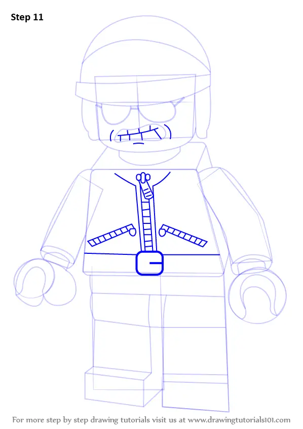 the lego movie bad cop drawing