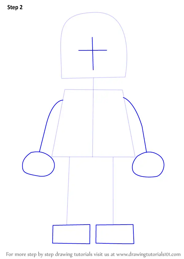 Learn How to Draw Benny from The LEGO Movie (The Lego Movie) Step by