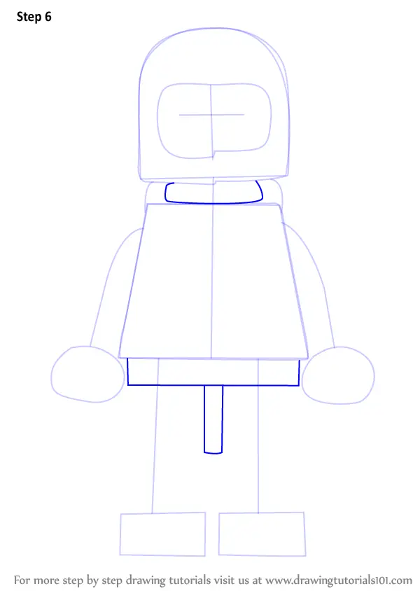 Learn How to Draw Benny from The LEGO Movie (The Lego Movie) Step by