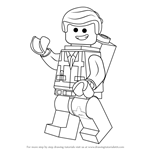 How to Draw Emmet Brickowski from The Lego Movie