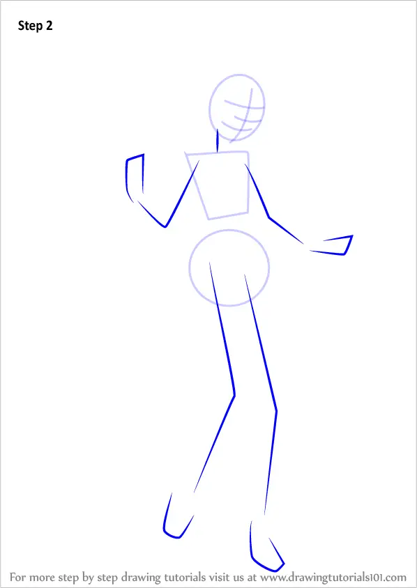 how to draw ariel step by step full body