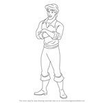prince eric coloring pages - Clip Art Library
