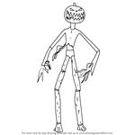 How to Draw Pumpkin King from The Nightmare Before Christmas