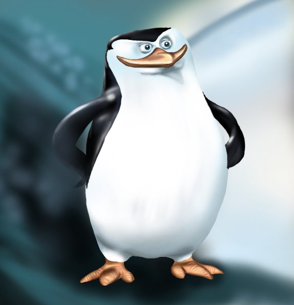 Learn How to Draw Skipper from The Penguins of Madagascar (The Penguins