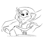 How to Draw Jake from The Rescuers Down Under