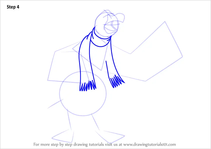 Step by Step How to Draw Wilbur from The Rescuers Down Under