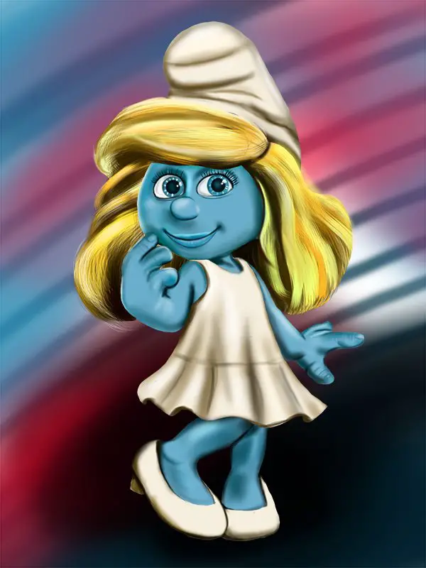 Learn How to Draw Smurfette from The Smurfs (The Smurfs) Step by Step