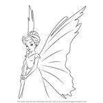 How to Draw Queen Clarion from Tinker Bell