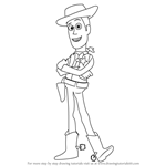 How to Draw Sheriff Woody from Toy Story