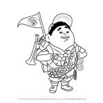 How to Draw Russell Wilderness Explorer from Up