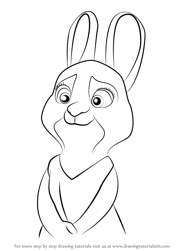 free printable bonnie hopps coloring pages zootopia