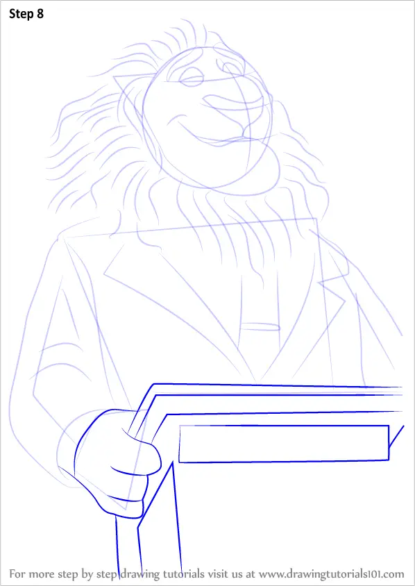 mayor lionheart coloring page to print zootopia