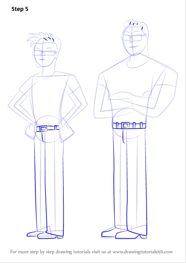 Learn How to Draw Blade and Christo from 6teen (6teen) Step by Step ...