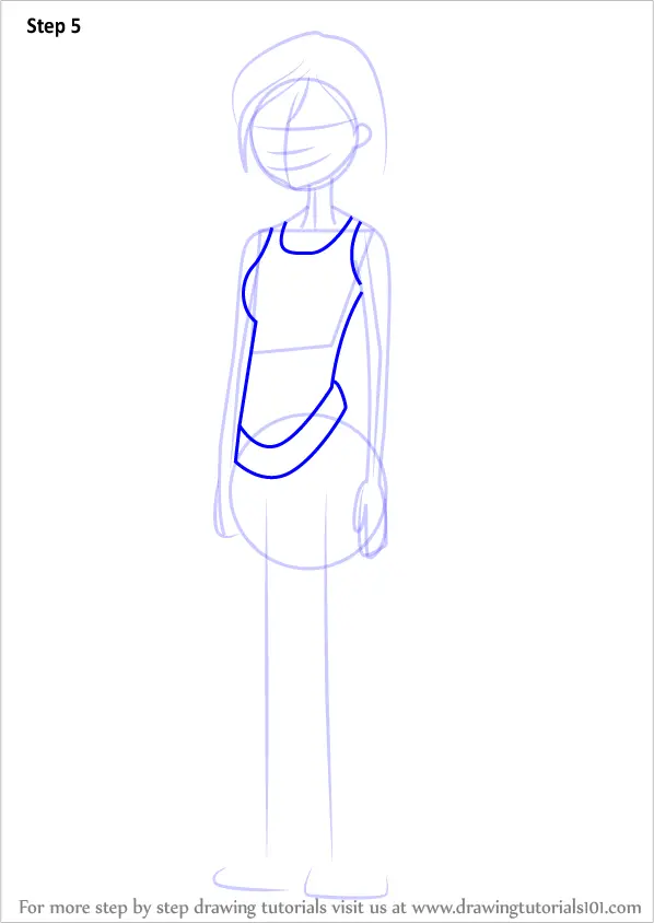 Learn How to Draw Nikki Wong from 6teen (6teen) Step by Step : Drawing ...
