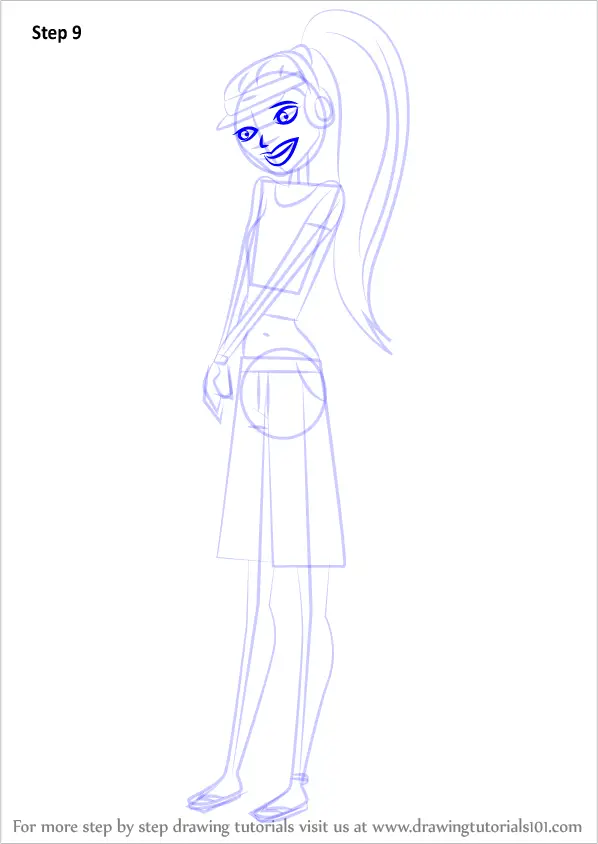 Step by Step How to Draw Starr from 6teen : DrawingTutorials101.com