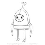 How to Draw Banana Man from Adventure Time