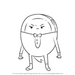 How to Draw Butterscotch Butler from Adventure Time