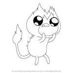 How to Draw Flambo from Adventure Time