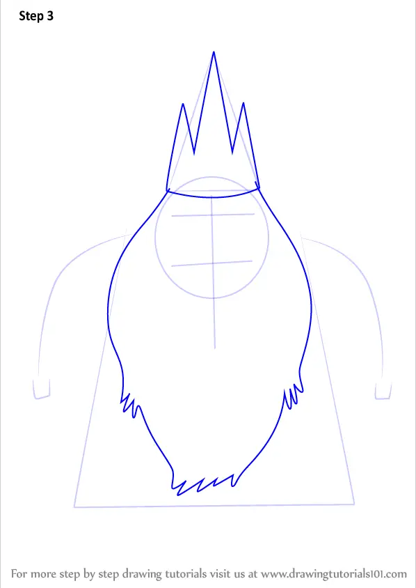 Step By Step How To Draw Ice King From Adventure Time Drawingtutorials101 Com - how to get the ice king in asasin roblox